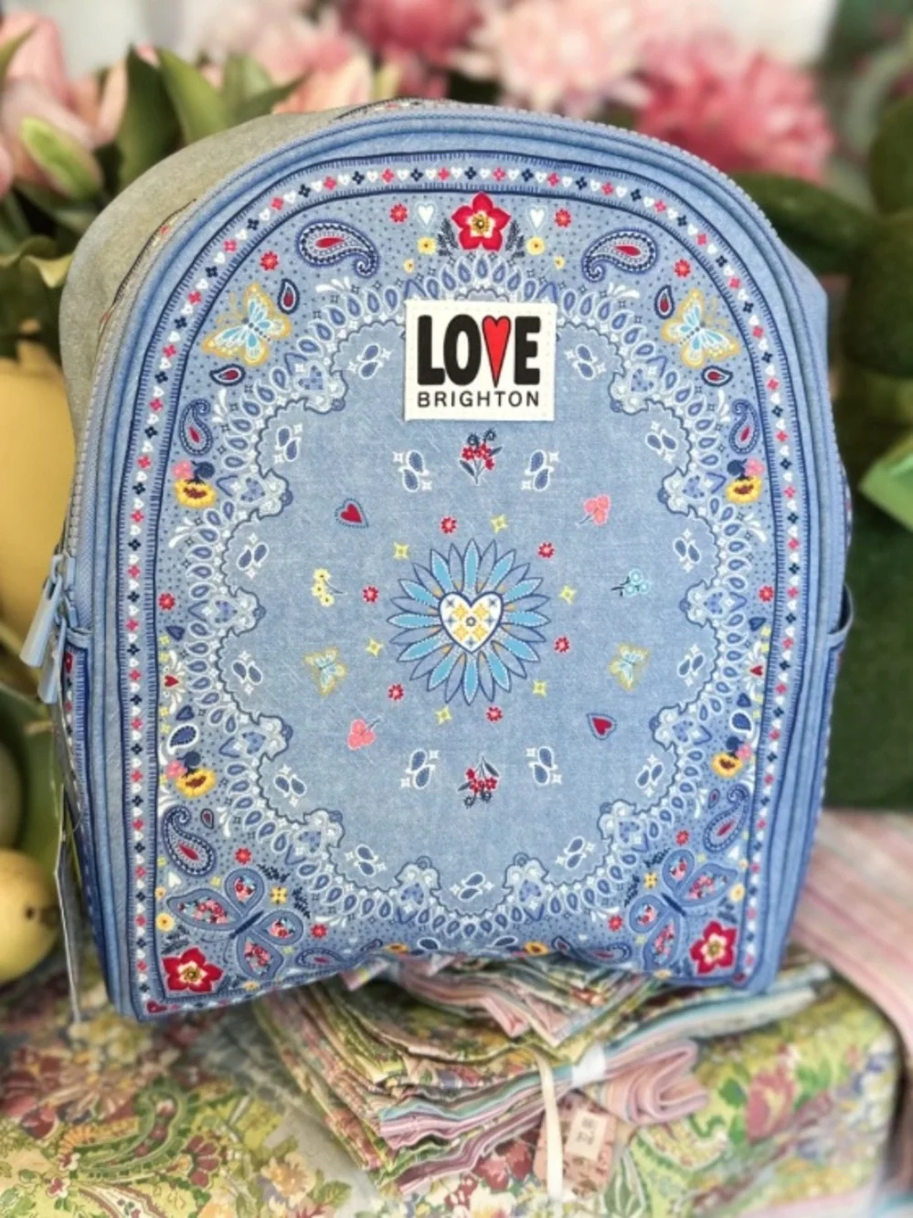 brighton mini backpack Bandana Love Smyth Jewelers perfect for travel Brighton - Holiday Cheer -
